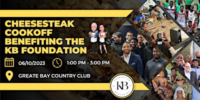 1st Annual Cheesesteak Cookoff to benefit the KB Foundation primary image