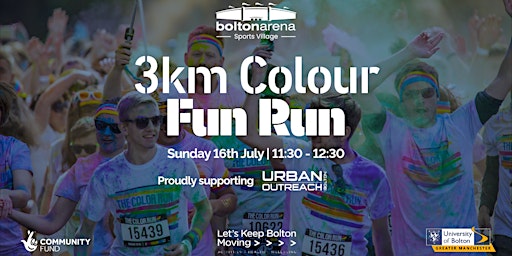 Bolton Arena - Colour Fun Run 3km 2023 primary image