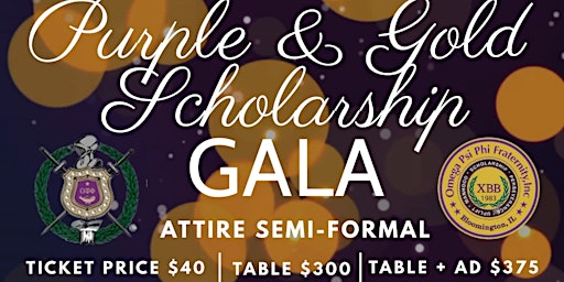 Purple & Gold Scholarship Gala primary image