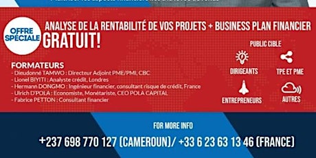 Image principale de Formation en Finance par CCOFIT France a Douala