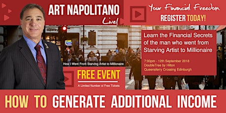 How to Create Additional Monthly Income - Art Napolitano primary image