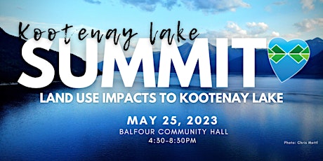 Hauptbild für 2023 Kootenay Lake Summit - Volunteers & Board Members