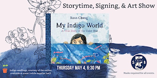"My Indigo World" Storytime, Signing, and Art Show primary image