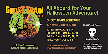 LALSRM Ghost Train October 13, 2018 primary image