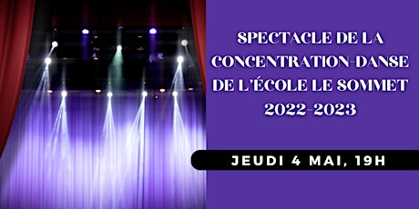 Spectacle de la concentration-danse du Sommet - Jeudi 4 mai 2023, 19h primary image