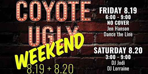 DJ Jodi's Coyote Ugly Weekend primary image