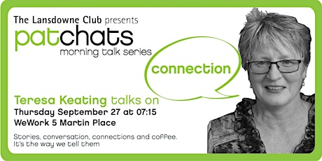 PatChats - Teresa Keating talks on Connection primary image