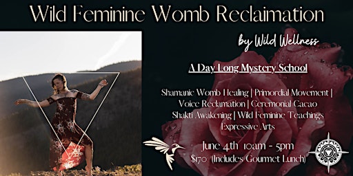 Wild Feminine Womb Reclamation - A Day Long Mystery School primary image