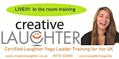 Imagem principal de IN PERSON, 2-day Laughter Yoga Leader Training, certified  DAWLISH, Devon