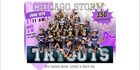 Chicago Storm Allstar Cheer Tryouts
