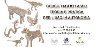 Corso taglio laser abilitazione uso Corso taglio laser abilitazione uso