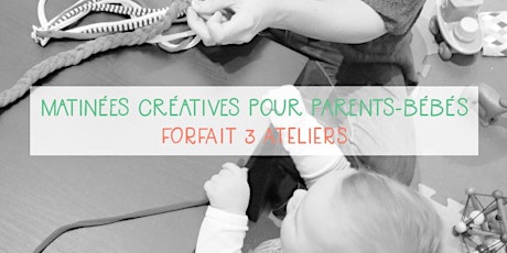 Atelier créatif parents-bébés - Forfait 3 ateliers primary image
