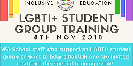 Supporting LGBTI+ Student Groups in WA primary image