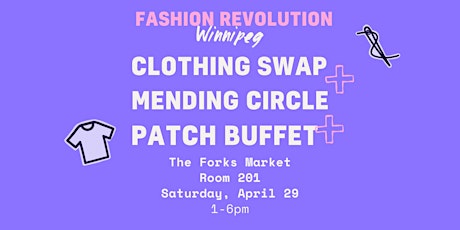 Fash Rev Wpg Clothing Swap,  Mend + Patch Event primary image