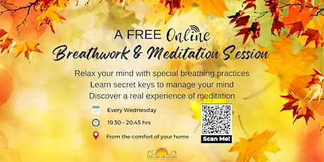 Hauptbild für Beyond Breath: Free Introduction to Meditation & Breath Workshop (Online)