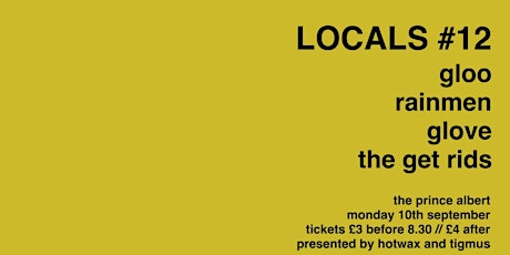 Locals #12 // The Prince Albert // GLOO + Support primary image