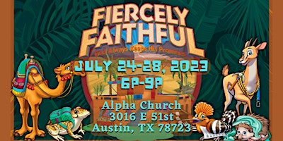 Alpha VBS 2023-Fiercely Faithful primary image