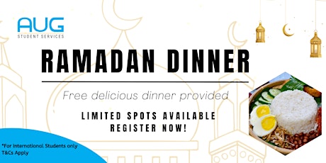 [AUG Brisbane] Ramadan Dinner 2023 primary image