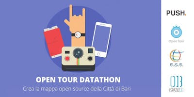 OPEN TOUR Datathon: Crea la mappa opensource della Città di Bari OPEN TOUR Datathon: Crea la mappa opensource della Città di Bari