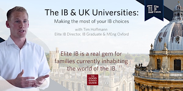 The IB & UK Universities – Making the Most of Your Choices, Cambridge