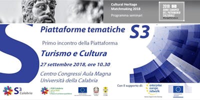 Primo incontro della Piattaforma Tematica regionale Turismo e Cultura Primo incontro della Piattaforma Tematica regionale Turismo e Cultura
