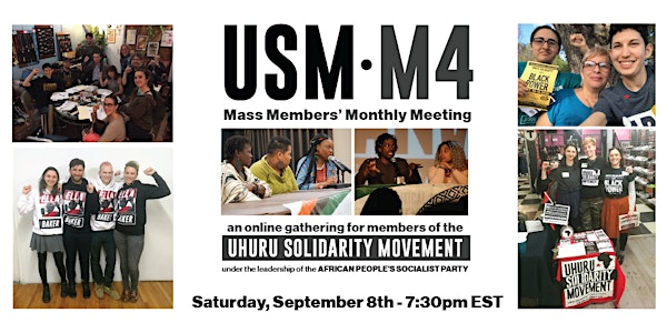 USM Mass Members' Monthly Meeting - September