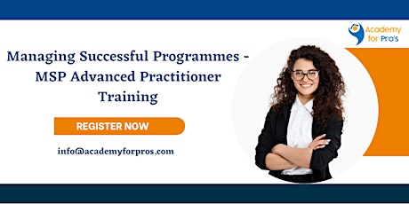 MSP Advanced Practitioner 2 Days Training in Boston, MA