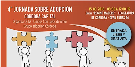Imagen principal de 4ta. Jornada sobre Adopción en Córdoba Capital - Adopción Retos y Desafíos
