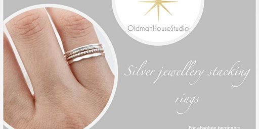 Sterling Silver Stacking Rings. Taster session. FULLY BOOKED primary image
