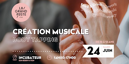Atelier de création musicale    Body tapping primary image