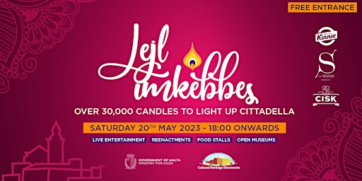 Lejl Imkebbes - Festival of Lights - Cittadella