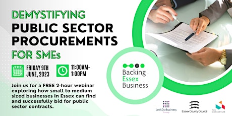 Demystifying Public Sector Procurements for SMEs