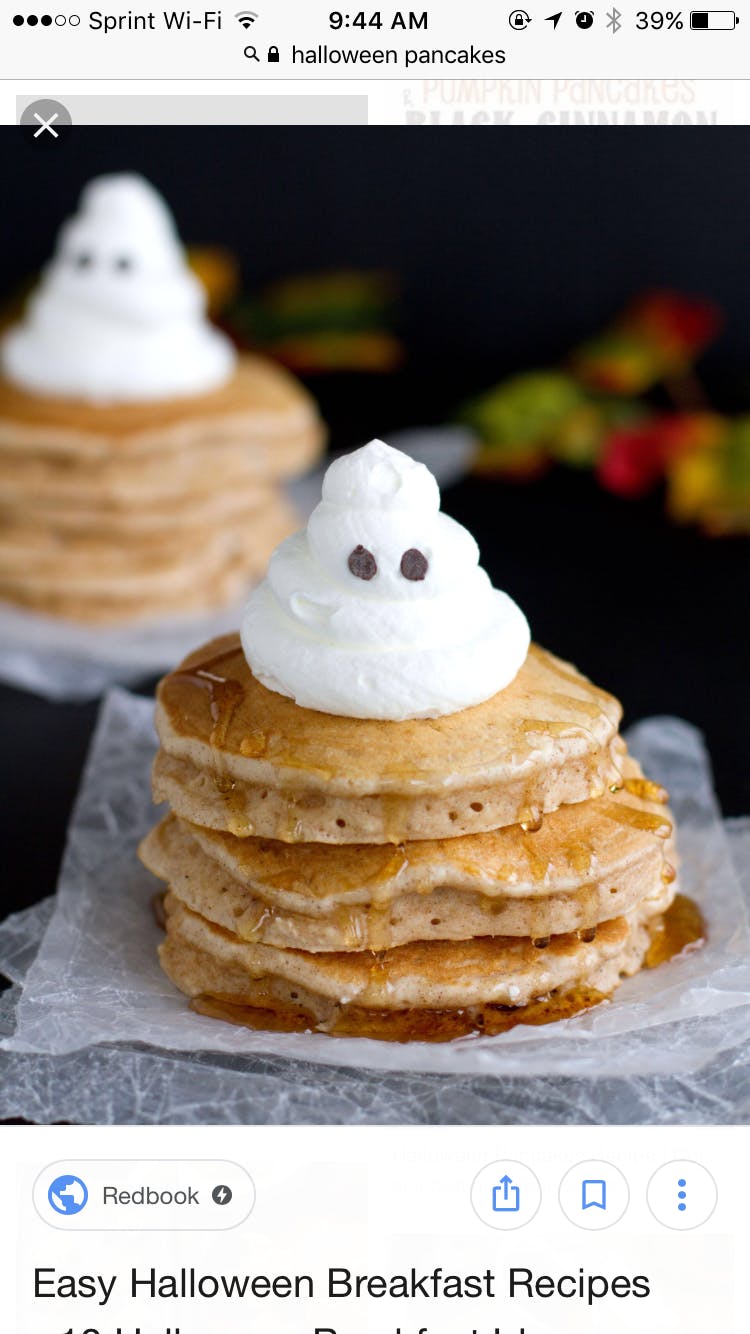 halloween themed flapjack funraiser