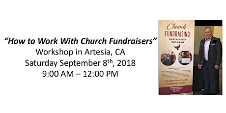 'How to Work With Church Fundraisers' Workshop in Artesia primary image