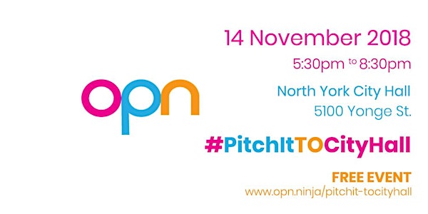 #PitchItTOCityHall North York