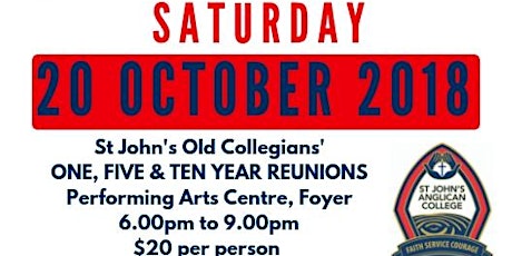 St John's Old Collegians Reunion Night primary image