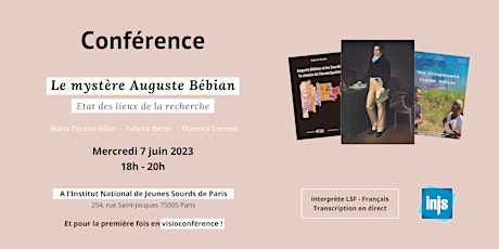 Conférence - Le mystère Auguste Bébian