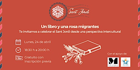 Hauptbild für Evento de Sant Jordi: un libro y una rosa migrantes