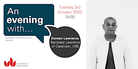 An Evening With... Baroness Doreen Lawrence OBE (Virtual viewing ticket)