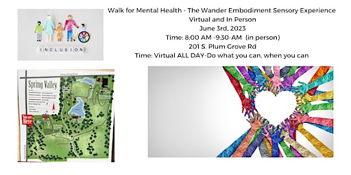 Walk for Mental Health - The Wander Embodiment Sensory Experience primary image