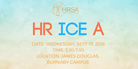  HRSA Fall 2018 Icebreaker: HR'ICE'A
