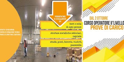 Prove di Carico su elementi Orizzontali e Inclinati (di Collaudo o Controllo) Prove di Carico su elementi Orizzontali e Inclinati (di Collaudo o Controllo)
