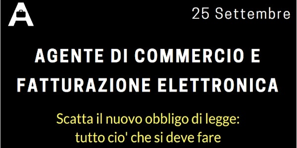 AGENTE DI COMMERCIO E FATTURAZIONE ELETTRONICA