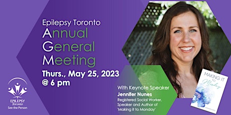 Epilepsy Toronto 2023 AGM primary image