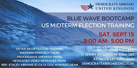 Blue Wave Bootcamp: US Midterm Election Training primary image