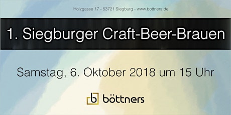 Hauptbild für 1. Siegburger Craft-Beer-Brauen