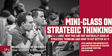 Imagen principal de MBA Mini Class: Experience the dynamic environment of our SFU MBA classroom