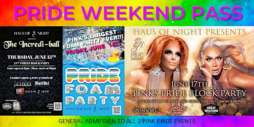 PiNK Weekend Pass primary image