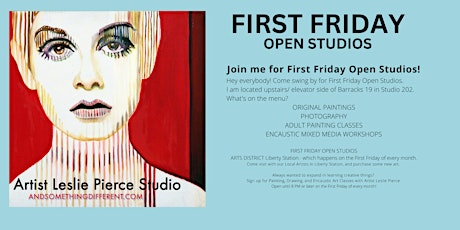 First Friday Open Studios @ Liberty Station- with Artist Leslie Pierce