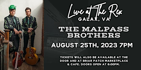 The Malpass Brothers Live at The Rex in Galax, Virginia